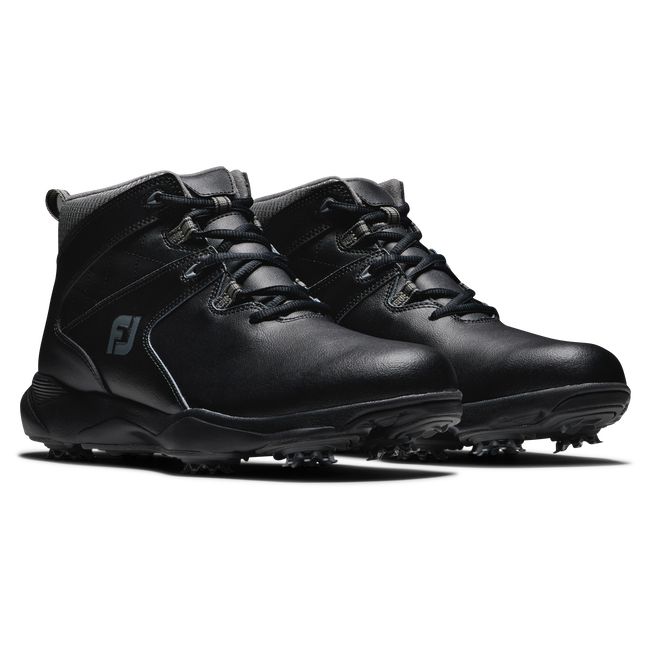 Men's Footjoy Winter Golf Boots Black | VOEGQSC-98