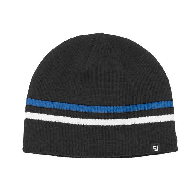 Men\'s Footjoy Winter Knit Beanie Hats Black | SCGTJVF-75