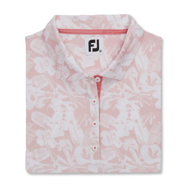 Women's Footjoy 2023 U.S. Open Tropical Print Shirts Rose | EMNLPUK-20