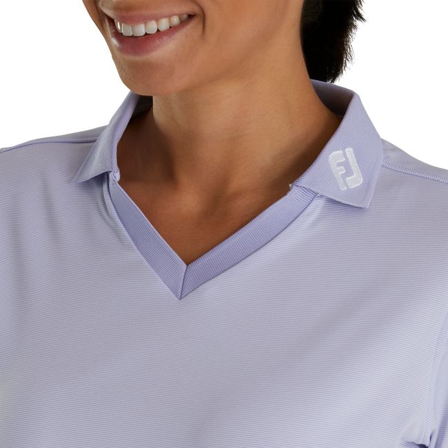 Women's Footjoy End On End Open Collar Shirts Purple | AMQGYWX-18