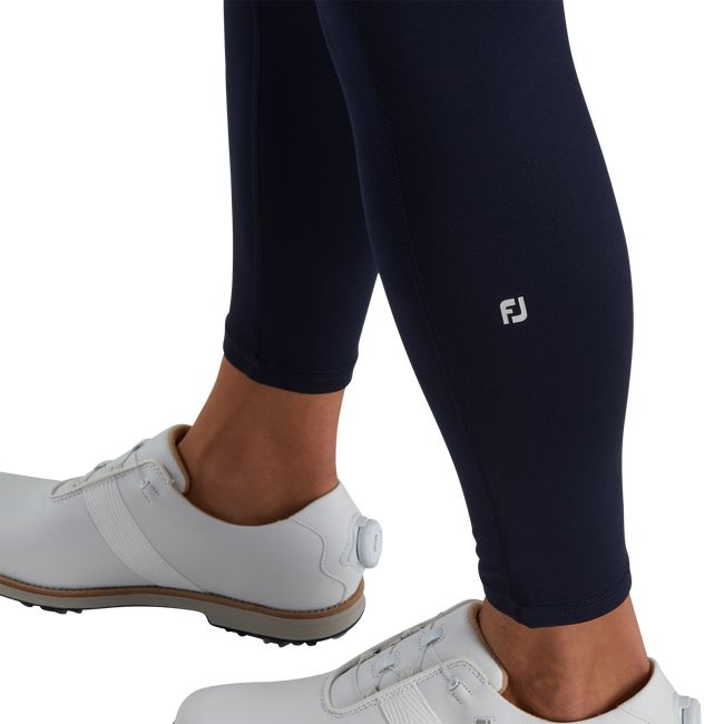 Women's Footjoy Fleece Leggings Navy | BLDAUIO-01