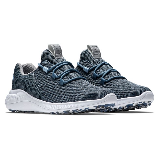 Women's Footjoy Flex Coastal Golf Shoes Navy | ZBHLPNQ-03