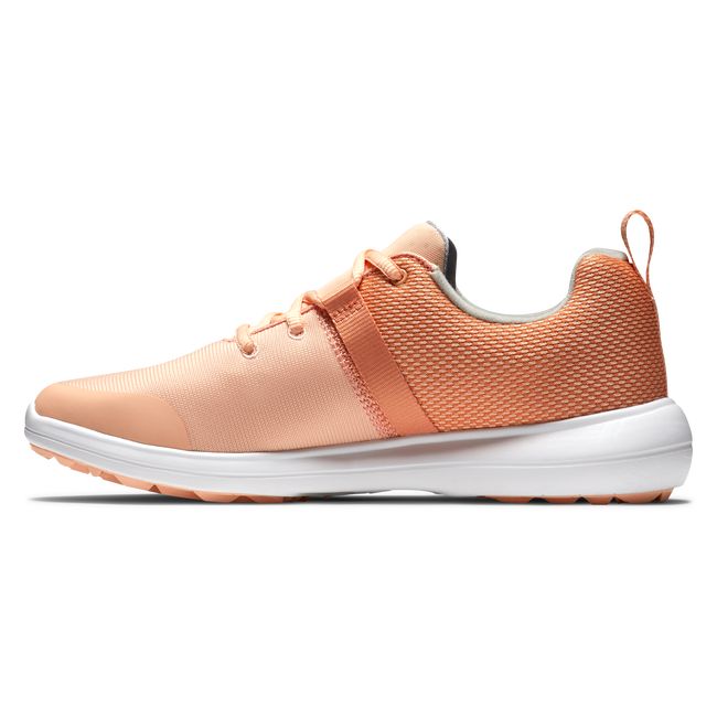 Women's Footjoy Flex Golf Shoes Orange | BSXUYCF-93