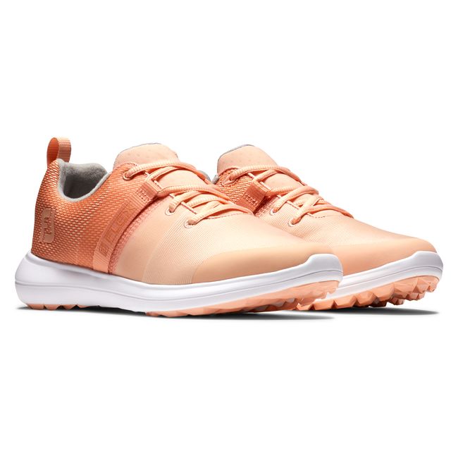 Women's Footjoy Flex Golf Shoes Orange | BSXUYCF-93