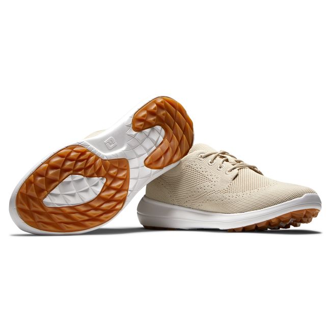 Women's Footjoy Flex Le2 Golf Shoes Beige | BSAXEYD-37