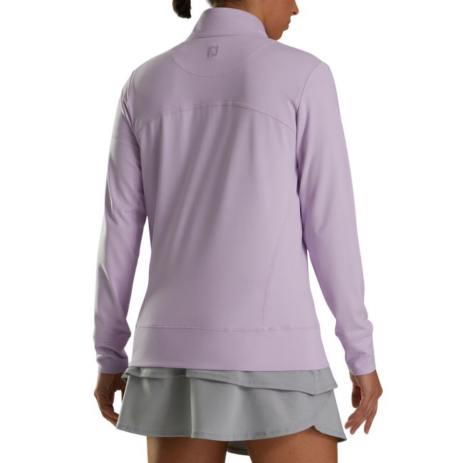 Women's Footjoy Full-Zip Knit Mid-Layer Sweatshirt Purple | OEAHBDK-09