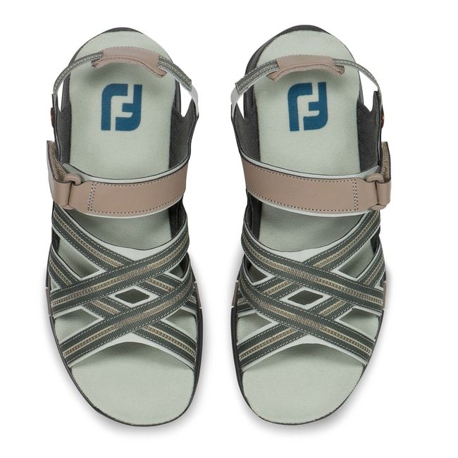 Women's Footjoy Golf Sandals Light Grey | SYTQVHK-25