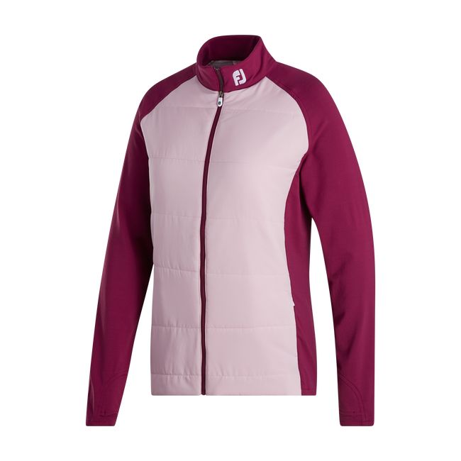 Women's Footjoy Hybrid - Fj Tour Logo Jackets Pink | GABMDXH-61