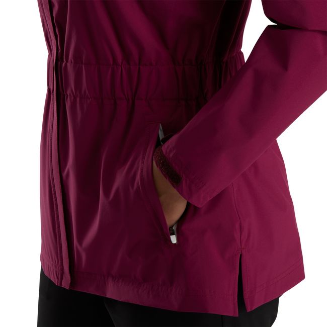 Women's Footjoy Hydrolite Rain Jackets Fuchsia | ZKUMJON-80