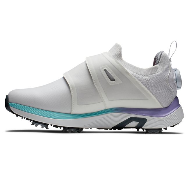 Women's Footjoy Hyperflex Boa Spiked Golf Shoes White | NWZEKUL-50