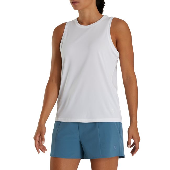 Women\'s Footjoy Hypr Workout Tanks White | OJIASCP-85