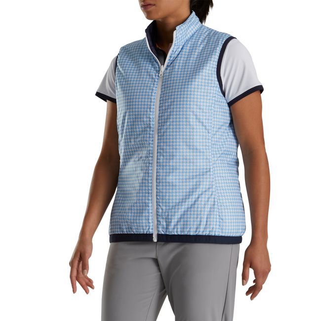 Women's Footjoy Insulated Reversible Vest Navy | WVMNRBU-28