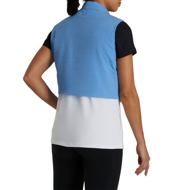 Women's Footjoy Layered Insulated Vest Light Blue / White | WTZJPNV-52