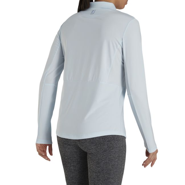 Women's Footjoy Long Sleeve Sun Protection Shirts Light Blue | ZUVHBIF-08