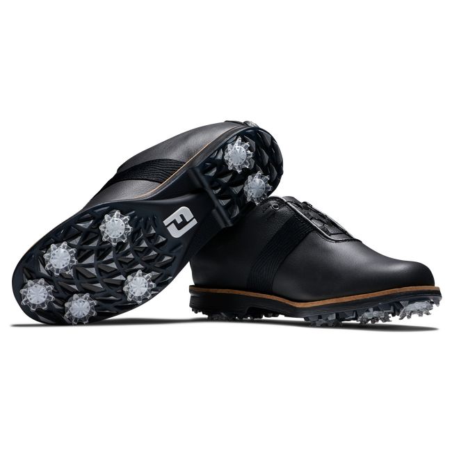 Women's Footjoy Premiere Series BOA Golf Shoes Black | XPIWNFU-84