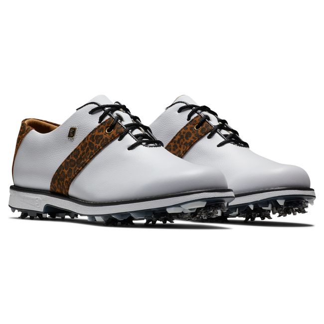 Women's Footjoy Premiere Series Spiked Golf Shoes White | MJBTQNZ-69