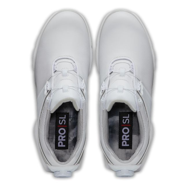 Women's Footjoy Pro|Sl Boa Spikeless Golf Shoes White | NHDMOGA-90