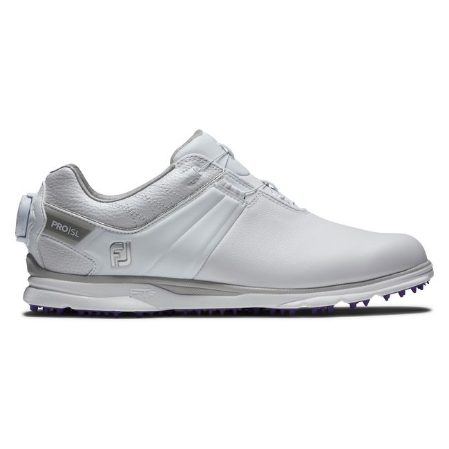 Women\'s Footjoy Pro|Sl Boa Spikeless Golf Shoes White | NHDMOGA-90