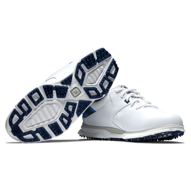 Women's Footjoy Pro|Sl Golf Shoes White / Blue | LIBHDTR-25