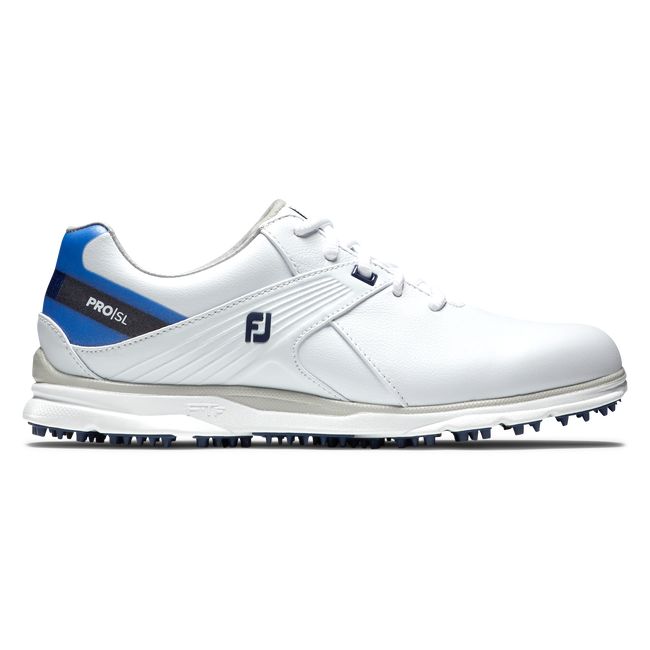 Women\'s Footjoy Pro|Sl Golf Shoes White / Blue | LIBHDTR-25