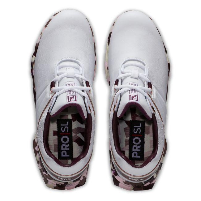 Women's Footjoy Pro|Sl Spikeless Golf Shoes White | KBCNQFW-04