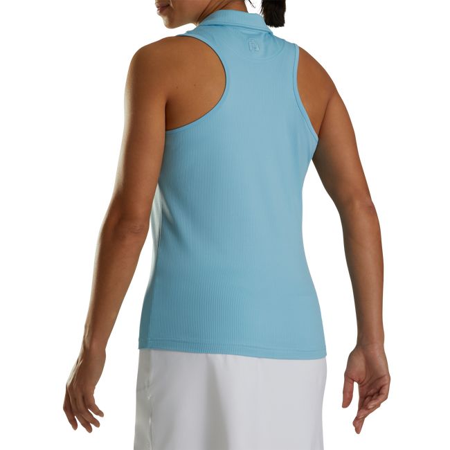 Women's Footjoy Racerback Tanks Blue | HFXGLDU-06