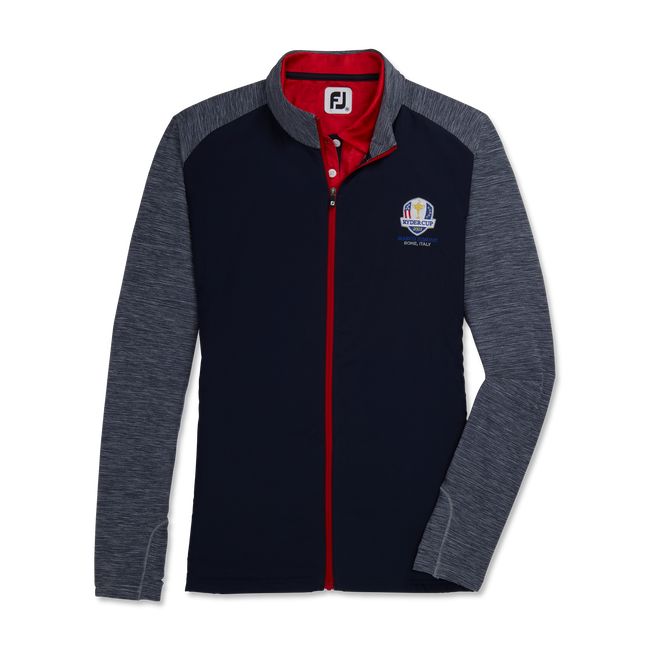 Women's Footjoy Ryder Cup Full-Zip Hybrid Jackets Navy | HICOUKA-75