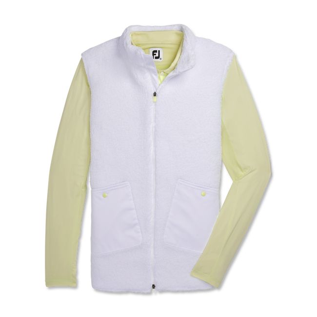 Women's Footjoy Sherpa Vest White | PLUBZQW-23