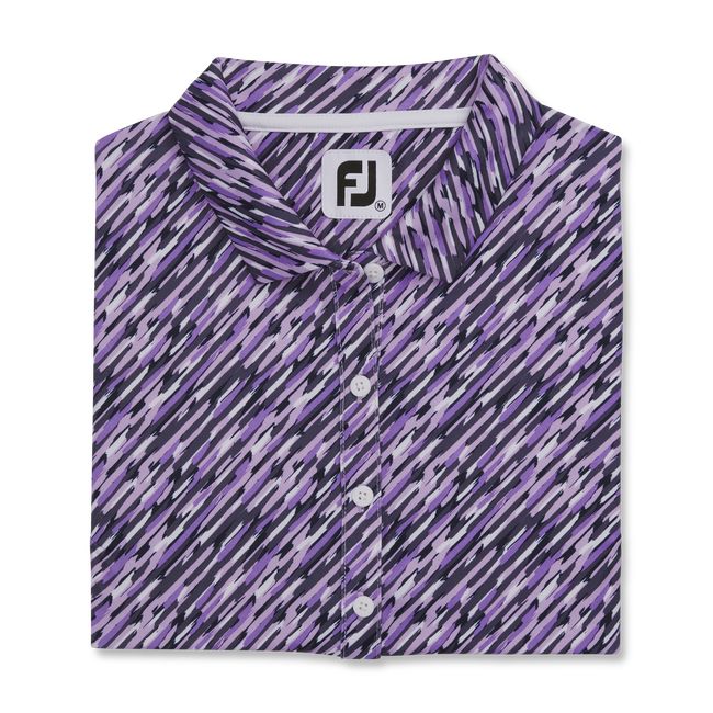 Women's Footjoy Solid Lisle Sleeveless Shirts Purple | CWJKYZI-47