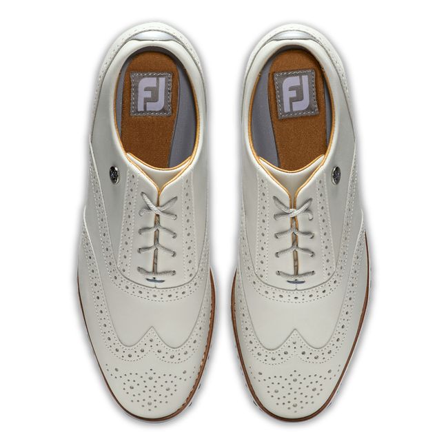 Women's Footjoy Sport Retro Golf Shoes White | HTIQXCG-03