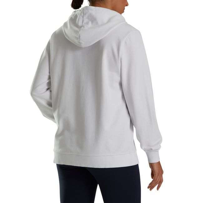 Women's Footjoy Tiki Graphic Hoodie White | XFEAYKW-85