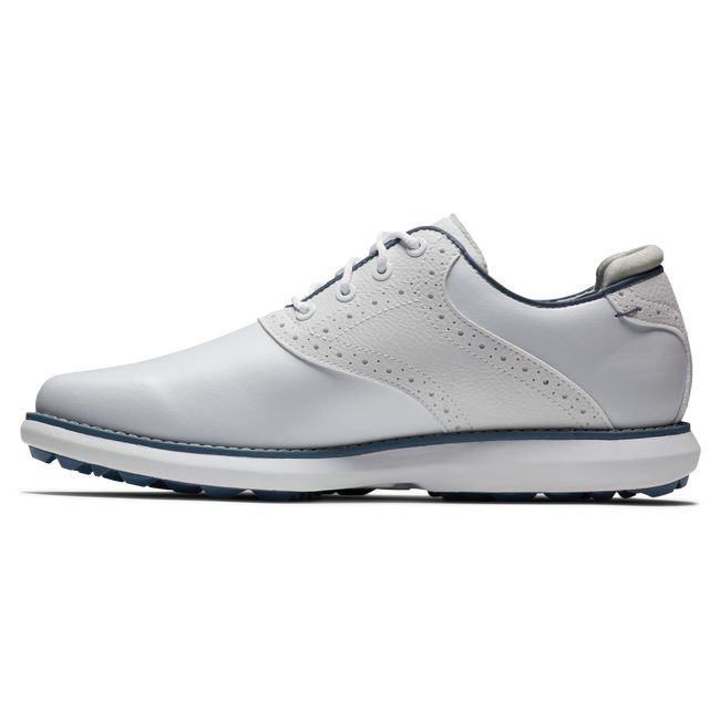 Women's Footjoy Traditions Spikeless Golf Shoes White | BDSNFCI-57