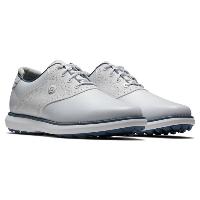 Women's Footjoy Traditions Spikeless Golf Shoes White | BDSNFCI-57